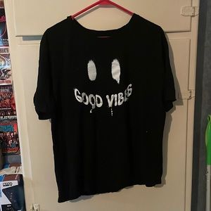 Men’s black graphic T-shirt